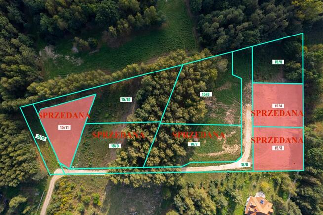 Działka budowlana Kuranów gm. Radziejowice,