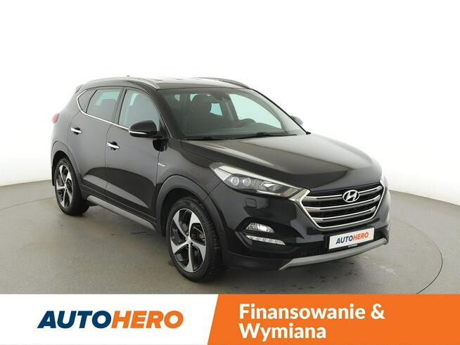 Hyundai Tucson 177KM Automat Hak Navi Czujniki parkowania Klimatyzacja podgrzewane fo