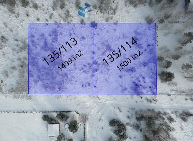 Działka budowlana Ostrowin gm. Ostróda