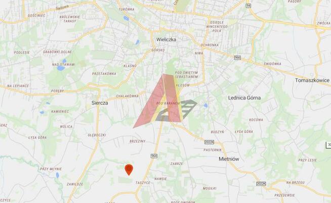 Działka budowlana Pawlikowice gm. Wieliczka