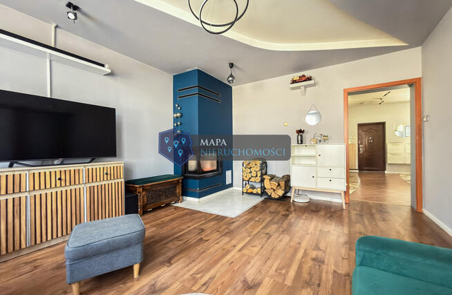 Twój spokojny dom z kominkiem i ogrodem