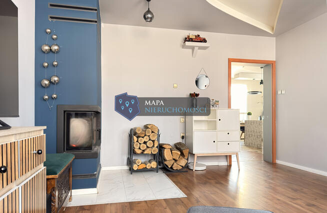 Twój spokojny dom z kominkiem i ogrodem