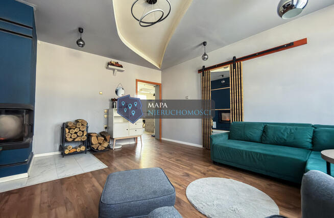 Twój spokojny dom z kominkiem i ogrodem