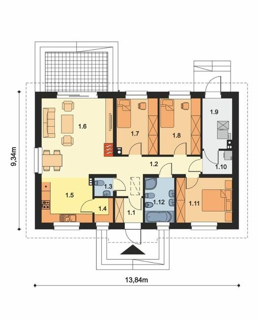 Dom w Sawinie SSZ 99,38m2