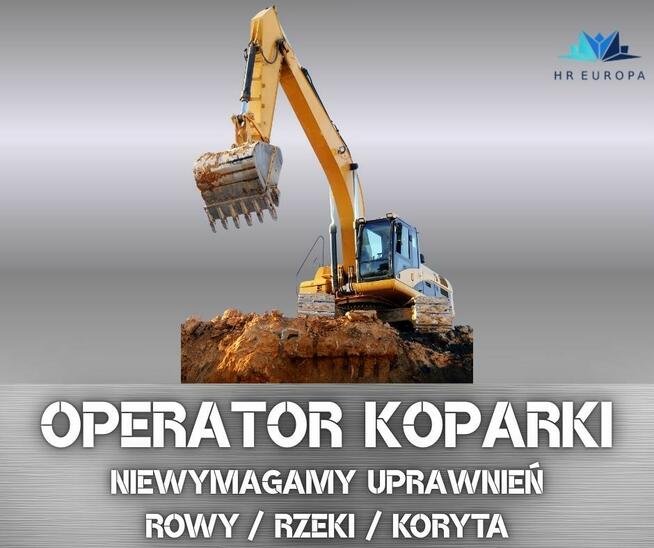 Operator Koparki, bez uprawnień/ NIEMCY.