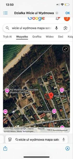 Sprzedam działke nad morzem Wicie, 200 m od plaży