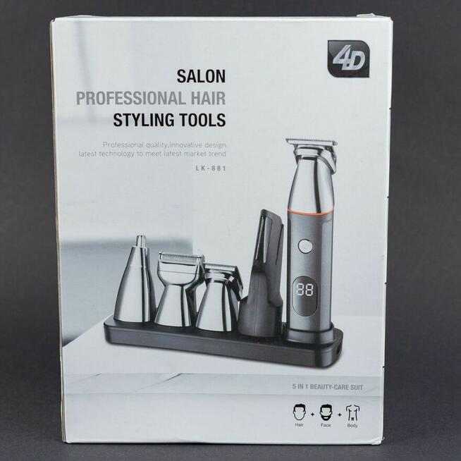 Zestaw do strzyżenia i golenia 5w1 trymer + golarka NOWY