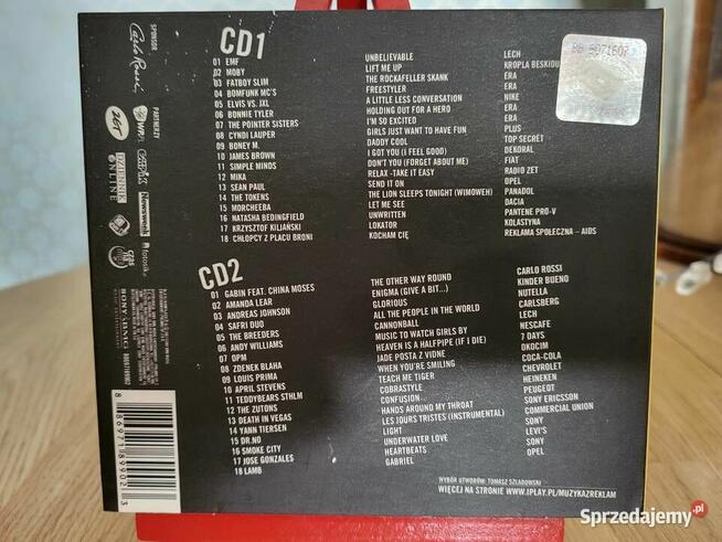 Muzyka z reklam 2xCD 36 utworów ponad 130min muzyki