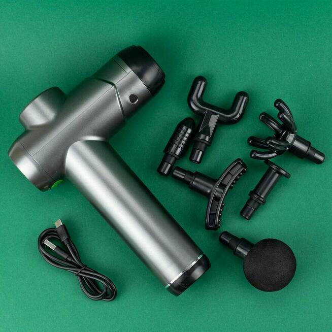 Pistolet do masażu mięśni massage gun wyświetlacz LCD