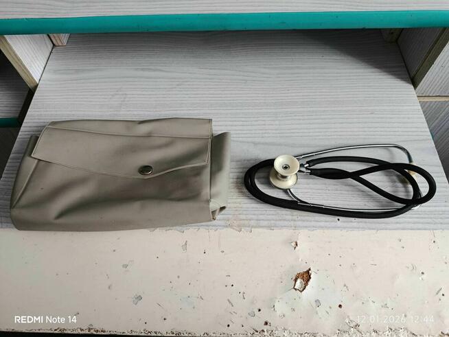 Stetoskop Dwu funkcyjny Polski Lata 80 + Etui