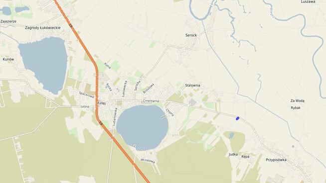 Działki budowlane Serock, 1,5 km od jeziora Firlej