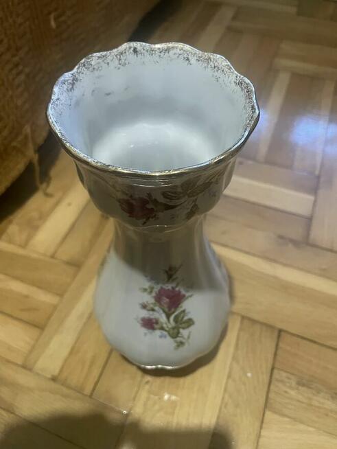 Wazon porcelanowy 28cm grafika Rose