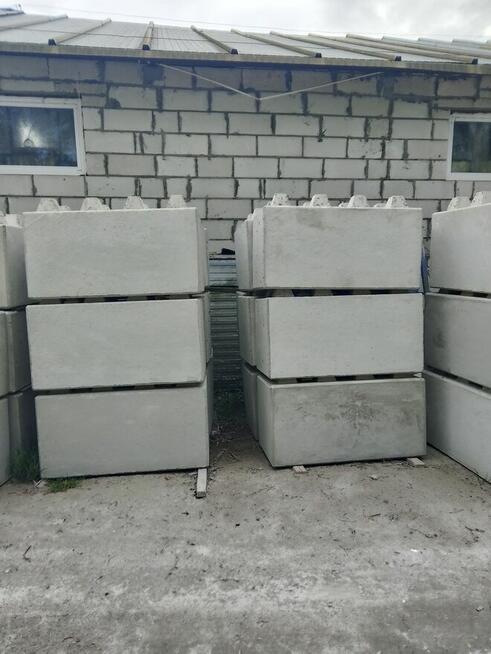 Bloki betonowe typu LEGO mury oporowe boksy zasieki
