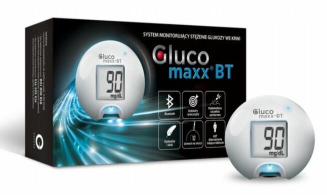 Glukometr Glucomaxx pełen komplet, fabrycznie nowy.