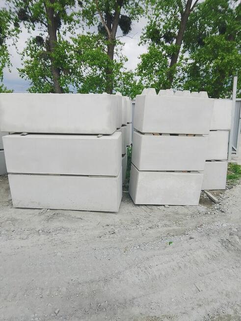 Bloki betonowe typu LEGO mury oporowe boksy zasieki