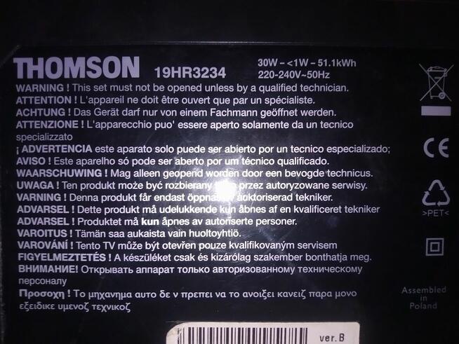 Sprzedam Telewizor THOMSON