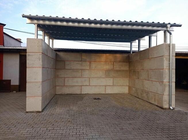 Bloki betonowe typu LEGO mury oporowe boksy zasieki