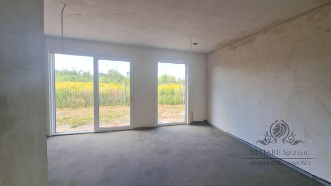 DOM szereg środkowy 102,50m2 z działką 148m2m2, Iwiny Siechnice