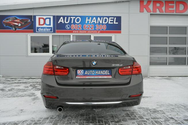 BMW 318 2.0d Luxury Line Automat Serwis 100% bezwypadkowy Navi Skóra Bluetooth