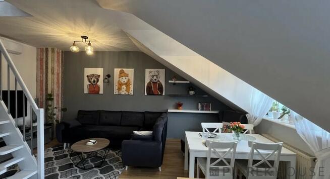 Dwupoziomowe mieszkanie na Targówku