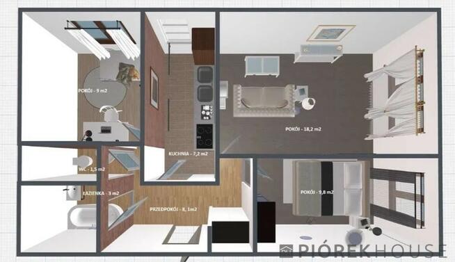 3-pokojowe mieszkanie na Bielanach