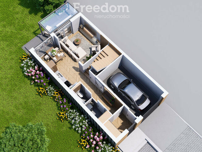 Designerski dom 130 m2 pod klucz Magdalenka