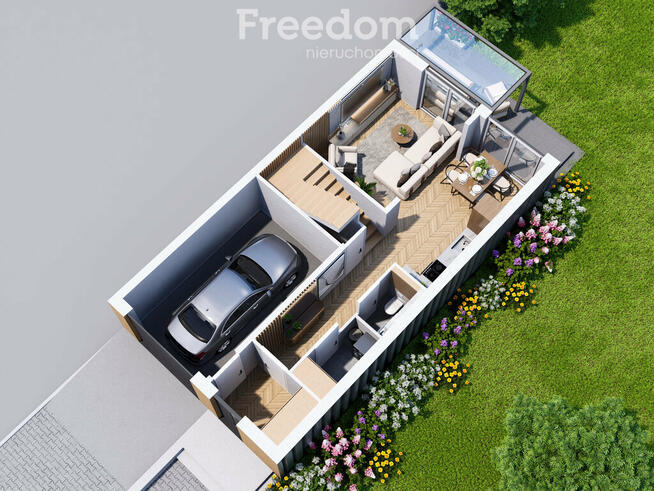 Designerski dom 130 m2 pod klucz Magdalenka