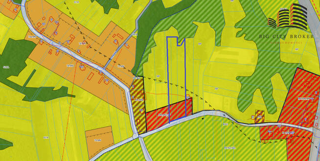 Działka inwestycyjna Skowieszynek gm. Kazimierz Dolny,