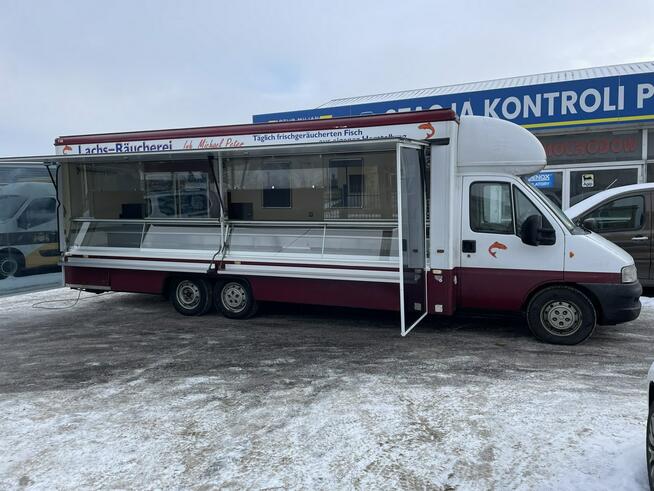 Fiat Ducato Autosklep wędli Gastronomiczna food truck foodtruck sklep W-zas Borco
