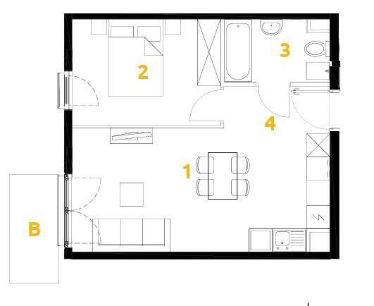 Mieszkanie Kraków Kraków-Krowodrza, Prądnik Biały, Stefana Banacha