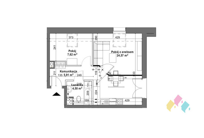 Os. Generałów, 2 pok.+kuchnia, m. postojowe, winda