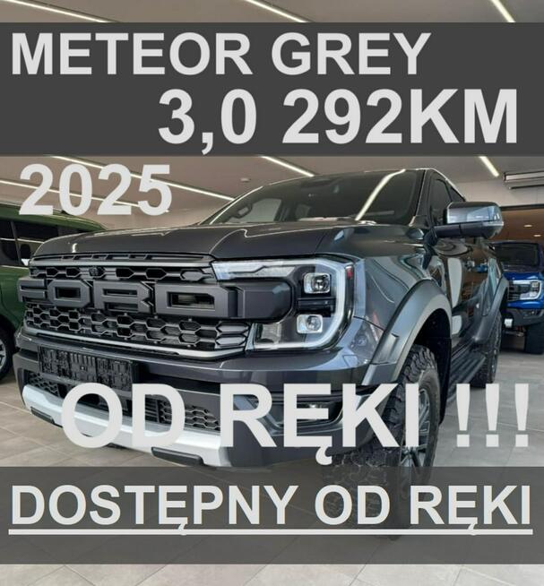 Ford Ranger Raptor Meteor Grey 3,0 V6 292KM Super Niska Cena Dostępny od ręki !!!