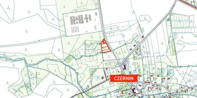 Działka budowlana Czernin gm. Dygowo, Czernin