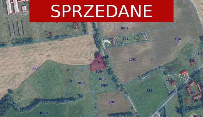 Działka budowlana Czernin gm. Dygowo, Czernin