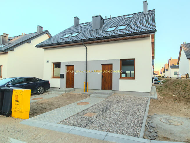 Bliźniak z ogrodem blisko Pruszcza Gdańskiego