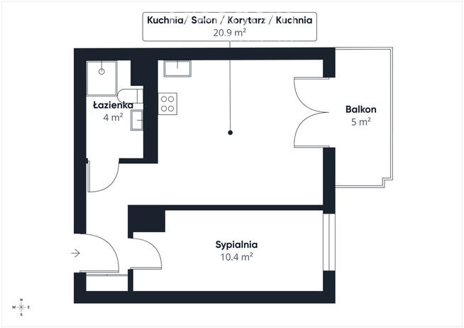 Przytulne, ciepłe mieszkanie dla pary lub rodziny
