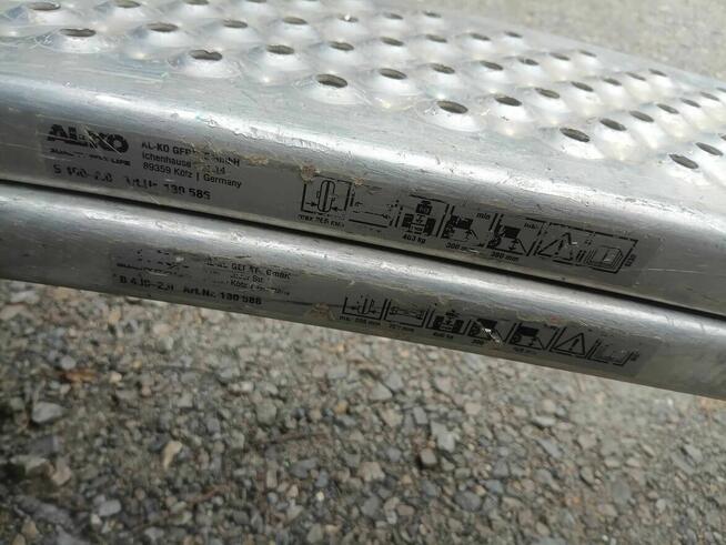 Rampa najazdy aluminiowe zakrzywione AL-KO 2m 400kg