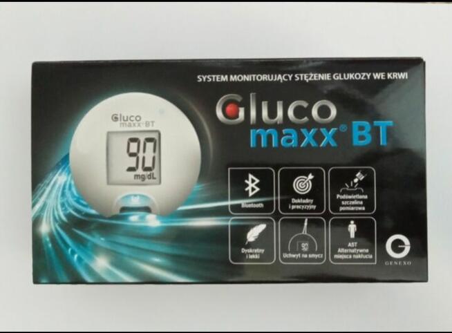 Glukometr Glucomaxx pełen komplet, fabrycznie nowy.