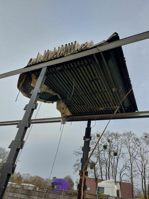 Dach suwany naczepa Krone kompletny