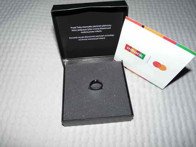 Obrączka płatnicza pierścień Wearpay mBank rozm 9