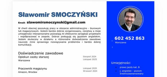 PILNIE SZUKAM KAŻDEJ PRACY!!!