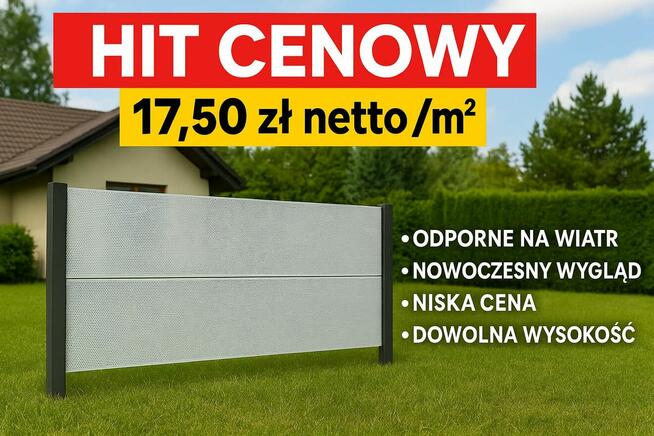blacha na ogrodzenia, trapez tr14,perforowana biała