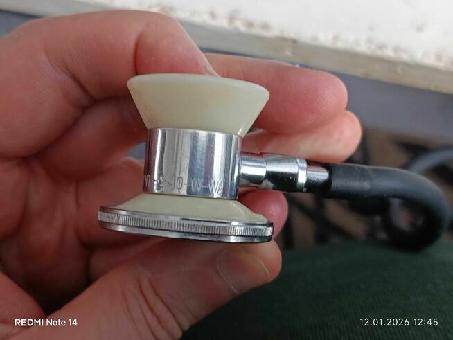 Stetoskop Dwu funkcyjny Polski Lata 80 + Etui