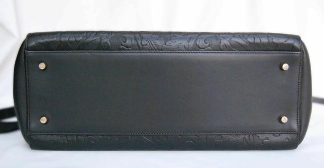 Aspinal of London Brook Street Bag czarna torebka skórzana