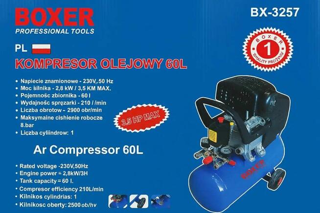 Kompresor olejowy 60L 469zl