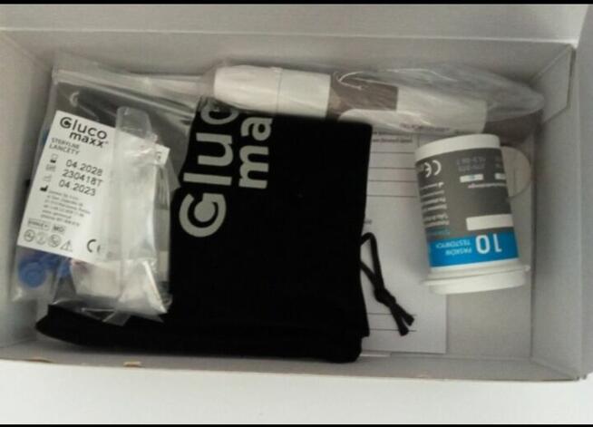 Glukometr Glucomaxx pełen komplet, fabrycznie nowy.