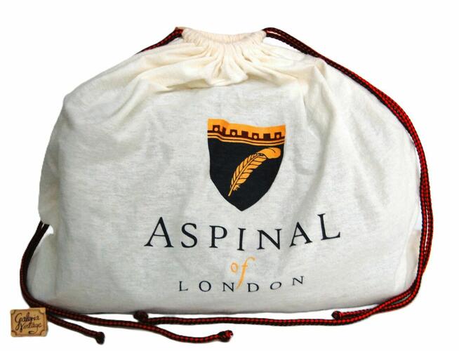 Aspinal of London Brook Street Bag czarna torebka skórzana