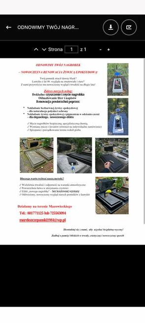 Renowacja pomników z lastryko