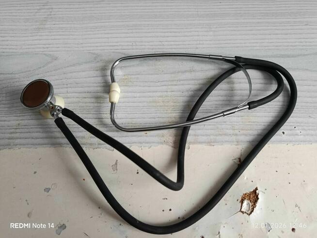 Stetoskop Dwu funkcyjny Polski Lata 80 + Etui