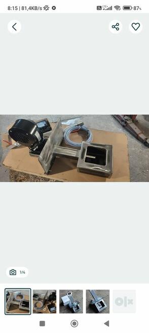 Nowy palnik-wkład na olej do pieca kominka